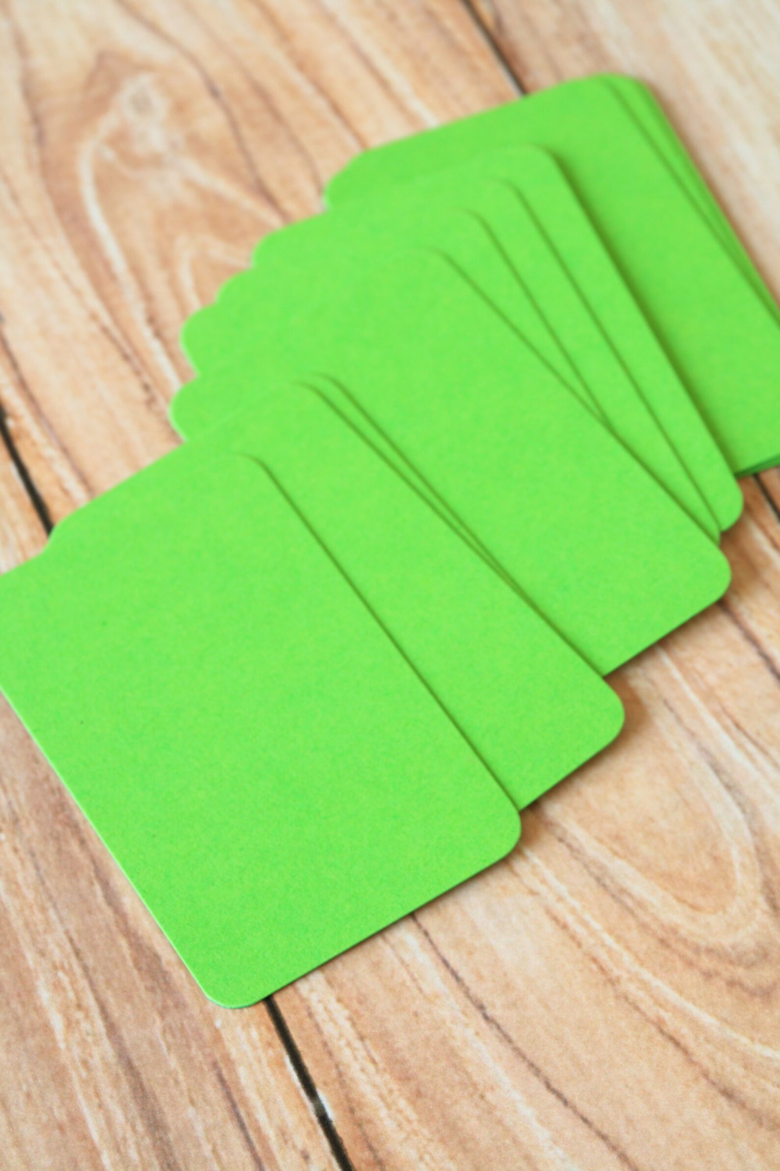 50pc LIME Green Eco Series Business Card Blanks | Etsy