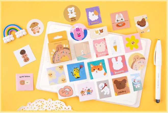 Life Adventure Mo-card Deco Stickers - Etsy