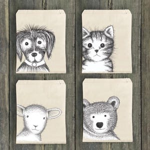 East of India Animals Large Paper Bags