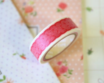 Scarlet Lace Washi Masking Tape