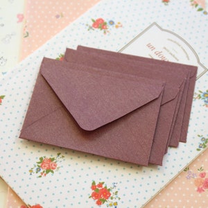 Bronze Ore textured mini envelopes and note cards image 3