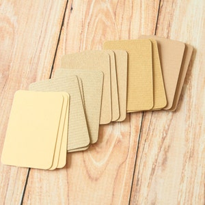 50pc NATURAL Colours Eco Series Business Card Blanks