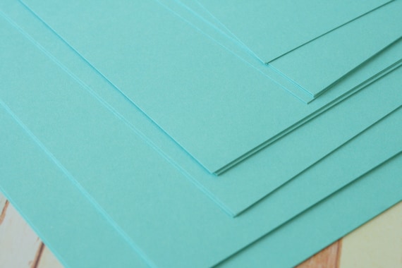 Seagrass Aqua Craft Style Colour Card Stock 260gsm 95lb cover