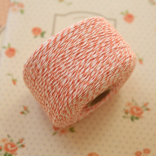 Coral Twisted Cotton Bäckergarn bunt 200m