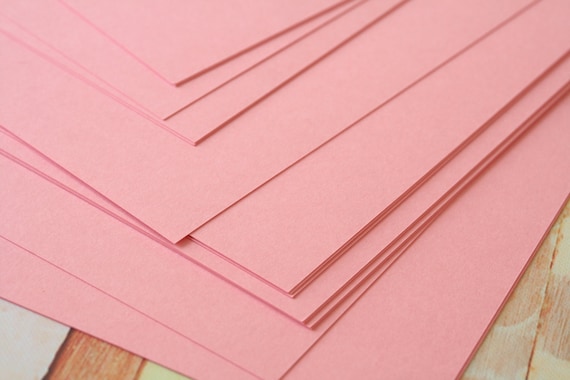 Candy Pink Craft Style Colour Card Stock 260gsm 95lb cover