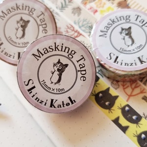 Shinzi Katoh Masking Tape cute cartoon washi tape