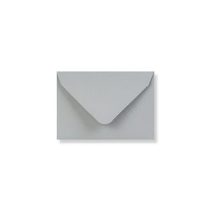 Mini-enveloppes et cartes de correspondance Clariana gris pâle