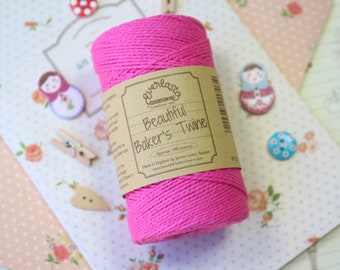 Fuchsia Everlasto Solid Color Bakers Twine 100m