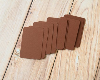 Tuscan Brown Colorset recycled business cards