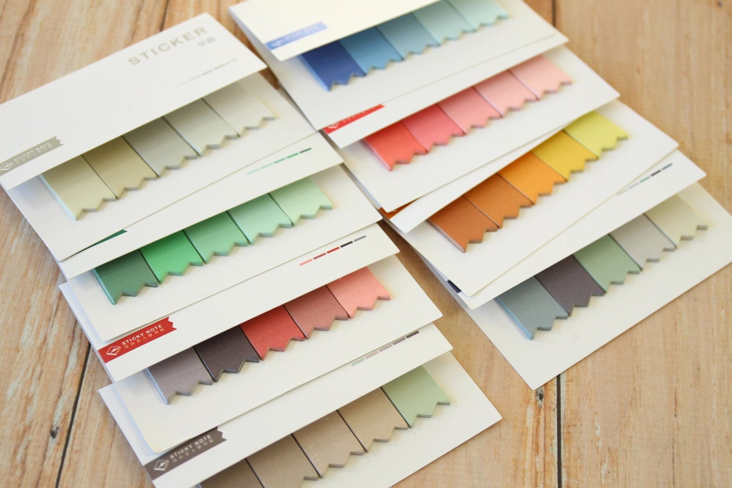 Vier Jahreszeiten Farben Deco Haftnotizen Tabs | Etsy