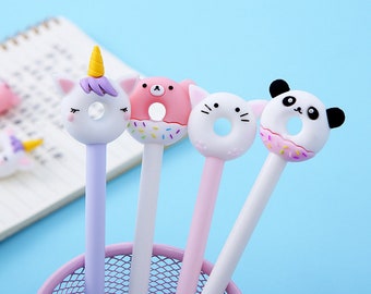 Animal Donut cute cartoon gel pens