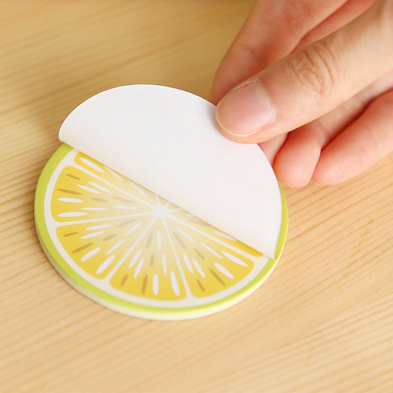 Kiwi Summer Fruits cartoon Sticky Notes