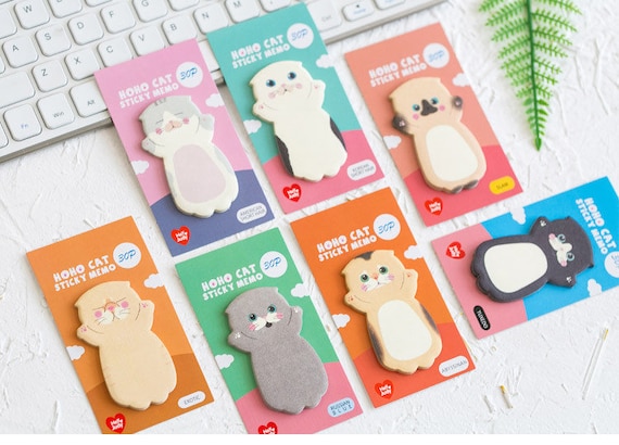 100Pc DIY Fluorescen Transparent Sticker Bookmark Marker Memo Flags Tab Sticky Notes School Stationery Supplies
