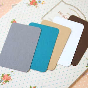 200pc Autumn Mix Colour Business Card Blanks