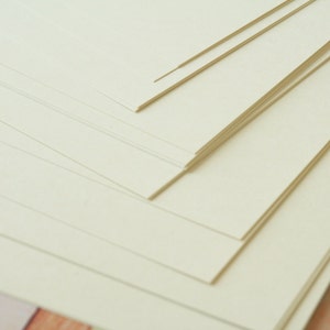 Vanilla Ivory Craft Style Colour Card Stock 260gsm 95lb cover