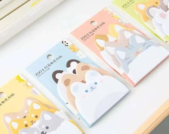 Zoo Animal cartoon stacking sticky notes