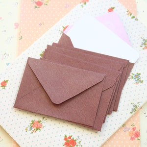 Bronze Ore textured mini envelopes and note cards image 4