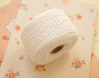 White Twisted Cotton colourful bakers twine 200m