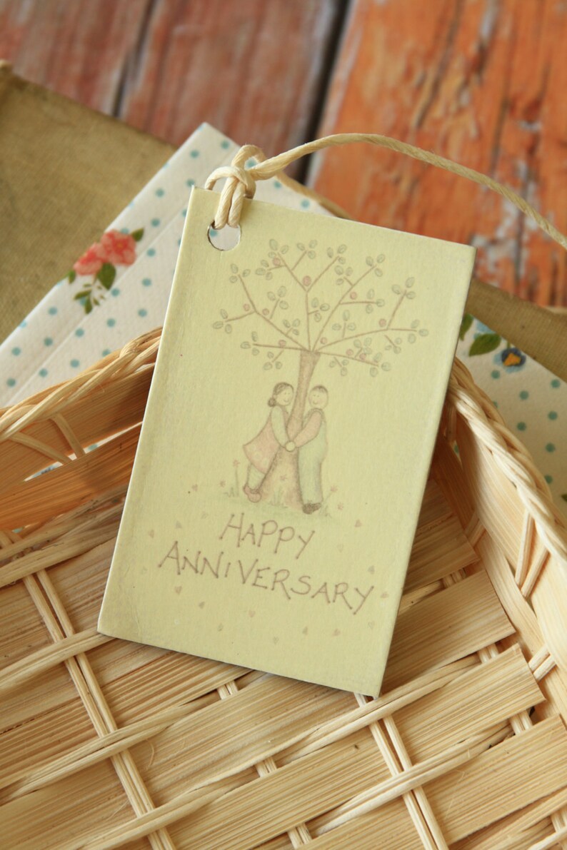 Wedding & Anniversary theme printed gift tags Etsy