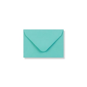 Mini-enveloppes et cartes pour correspondance Clariana Robin bleu oeuf