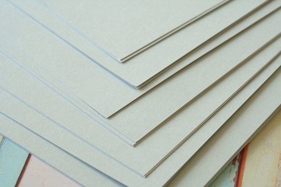 Pastel Grey Craft Style Colour Card Stock 260gsm 95lb cover