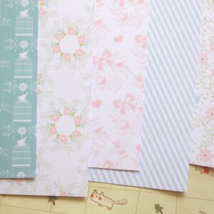Lot 01 papier cartonné imprimé Mélange petits oiseaux 250 g