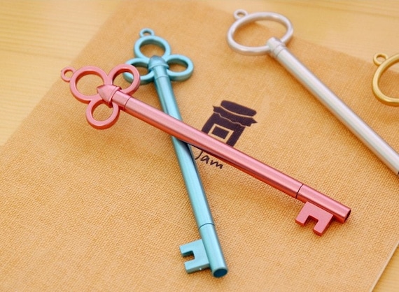 Key Deco Pens - Etsy