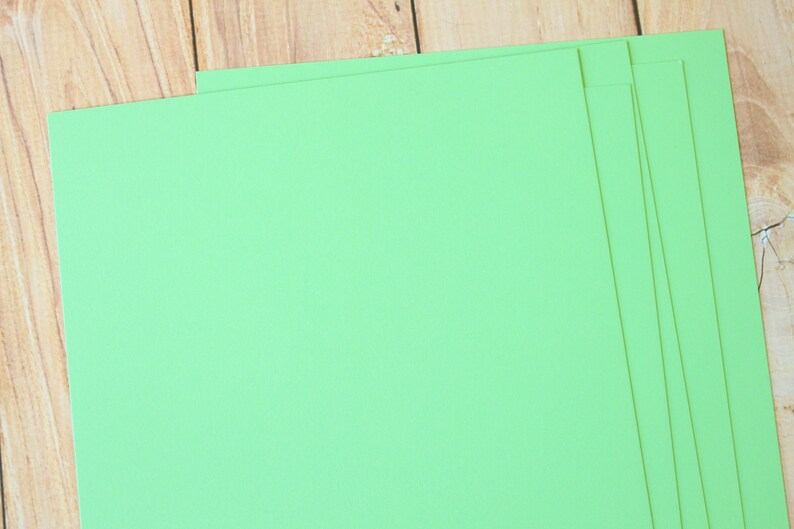 Mint Green Vintage Colour Card Stock 285gsm image 3