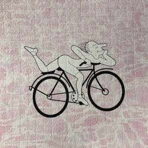 Blotter Art Hofmann Bike Day Bicycle Day - 18cm x 18cm 500 Buvards Rare Vintage Blotter Art Psychedelic Art Shulgin Blotter Art Vaporwave