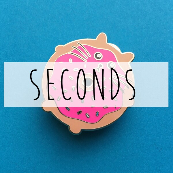 Katzen Brosche - Emaille Katzen Brosche - Kawaii Pin - ReversNadel - Donut Katze - Katzenliebhaber Geschenk - Hard Enamel Cat Brosche