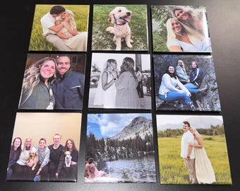 Personalized Photo Magnet Set | Custom Picture Fridge Magnets