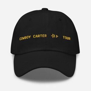 berretto da cowboy carter tour