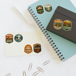 Sapphic National Park Sticker Sheets, LGBTQ Representation Stickers, Pride Decals, Gay Rights Accessories, Lesbian Visibility Labels image 9