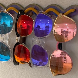 Sunglasses holder, Glasses holder wall mounted