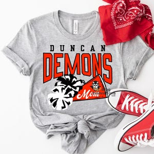 Duncan Demons Cheer Mom png, Duncan Demon Cheer Mom png, Duncan png, Demons png, Demons png, Devils png
