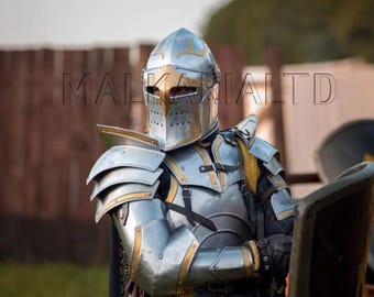 Wearable Medieval Knight Full Armor Suit | 18-Gauge Steel Cosplay Ensemble