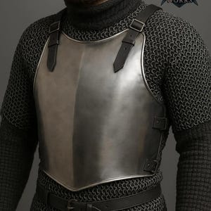 Classic Medieval Steel Knight Cuirass – 18 Gauge Steel Chestplate