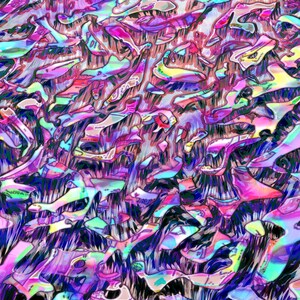 Print - &quot;Sea of Spectra&quot; | Iridescent Abstract Fine Art Print | Fluid Dreamlike Wall Art for Modern, Maximalist & Eclectic Spaces (Unframed)