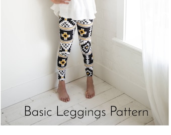 PDF MUSTER--Das Basic Leggings Schnittmuster