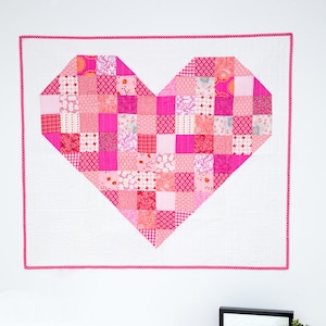 PDF PATTERN--The Heart Quilt Pattern