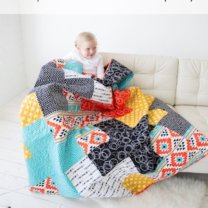 PDF PATTERN--The Plus Quilt Pattern