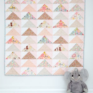PDF PATTERN--Take Flight Baby Quilt Pattern