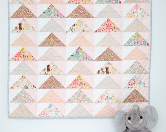 PDF PATTERN--Take Flight Baby Quilt Pattern