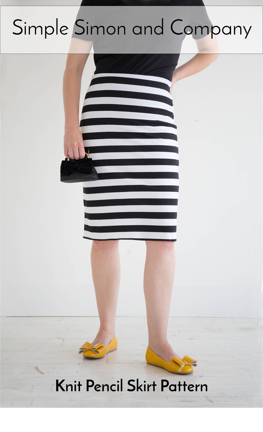 PDF Pattern--the Knit Pencil Skirt Pattern