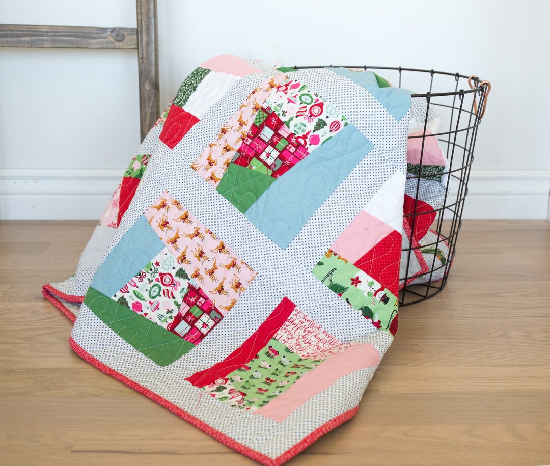 PDF Pattern--the Simple Christmas Quilt Pattern - Etsy