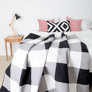 PDF Patternthe Giant Gingham Quilt Pattern, Two Sizes - Etsy