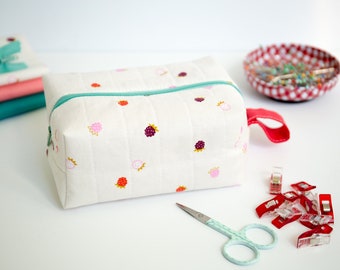 PDF PATTERN--The Quilted Boxy Pouch Pattern