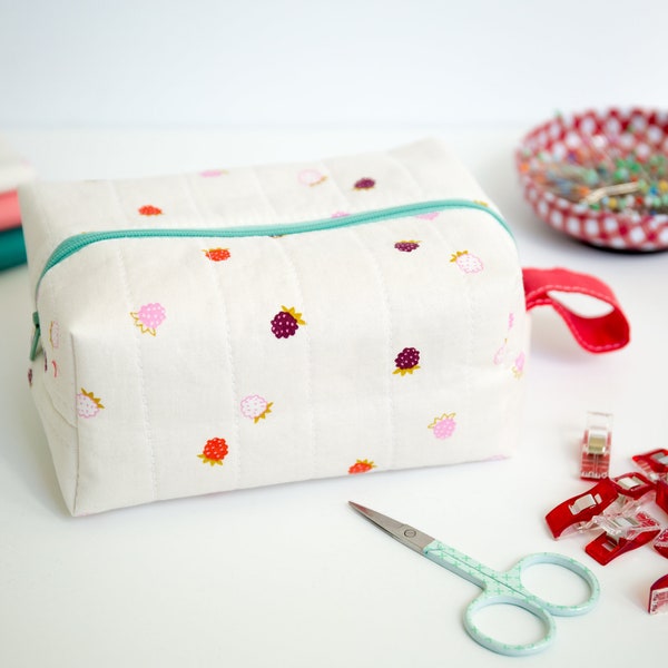 PDF PATTERN--The Quilted Boxy Pouch Pattern