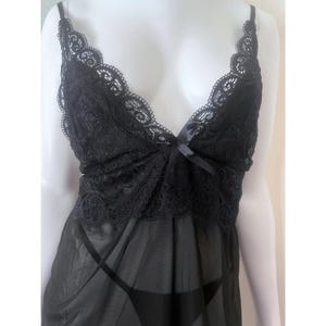 Classic lace lingerie see through nightgown sheer floral lace lingerie dress babydoll valentines anniversary engagement wedding bridal gift