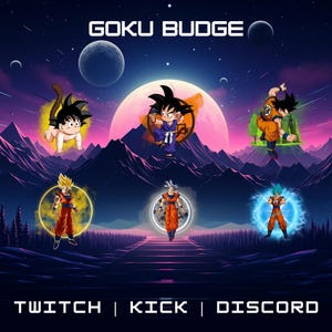 6 Go-Ku Sub Badges | Fictional Badges | Aesthetic | Affordable Badges | Discord | Channel Point | Streamer Icon | Anime Badges.